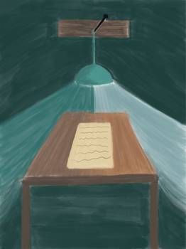 The Letter. It appears you have chosen to be arrested. Put into handcuffs in front of your family.